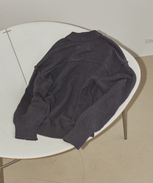 todayful Cottonlinen Over Knit 試着のみ　タグ付き TODAYFUL - todayful Cottonlinen Over Knit 試着のみ タグ付きの通販