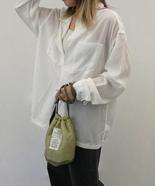 AUTHEN（オーセン）の「【AUTHEN】オーセン/ ミリタリーライナーポーチ【小】（ショルダーバッグ・レディース・オリーブ/ホワイト/ブラック/オレンジ・FREE）」の15枚目の写真