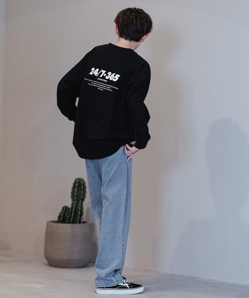 GLOBAL WORK（グローバルワーク）の「大人見えデニムパンツ/AND YUA ANY/162731（デニムパンツ・キッズ・ライトブルー/ブラック・160cm/150cm）」の9枚目の写真