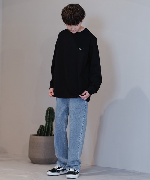 GLOBAL WORK（グローバルワーク）の「大人見えデニムパンツ/AND YUA ANY/162731（デニムパンツ・キッズ・ライトブルー/ブラック・160cm/150cm）」の11枚目の写真