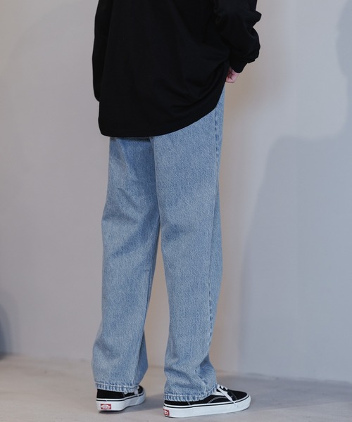 GLOBAL WORK（グローバルワーク）の「大人見えデニムパンツ/AND YUA ANY/162731（デニムパンツ・キッズ・ライトブルー/ブラック・160cm/150cm）」の13枚目の写真