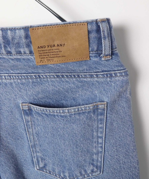 GLOBAL WORK（グローバルワーク）の「大人見えデニムパンツ/AND YUA ANY/162731（デニムパンツ・キッズ・ライトブルー/ブラック・160cm/150cm）」の19枚目の写真