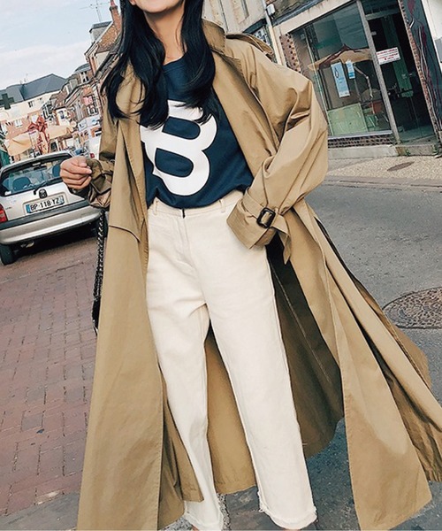 meJane（ミージェーン）の「キャンディースリーブクラシカル大人トレンチコート（トレンチコート・レディース・ベージュ・FREE）」の8枚目の写真