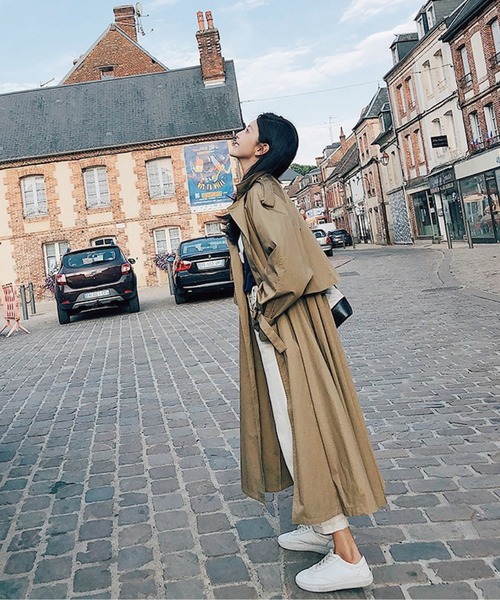 meJane（ミージェーン）の「キャンディースリーブクラシカル大人トレンチコート（トレンチコート・レディース・ベージュ・FREE）」の13枚目の写真