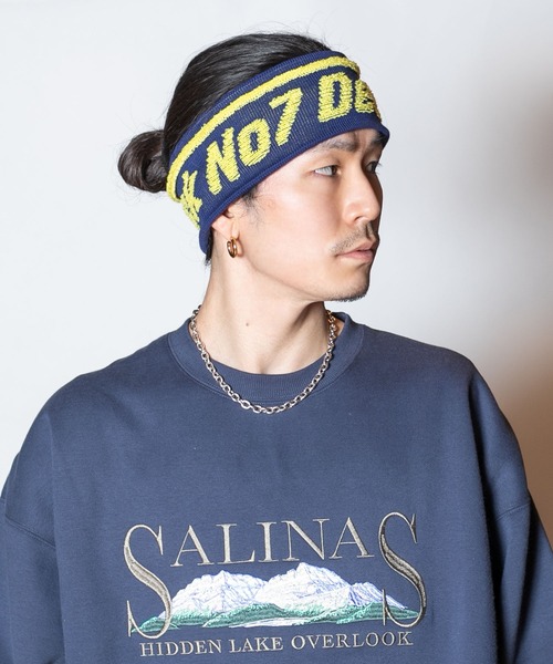 CA4LA（カシラ）の「DECK NO7（ヘアバンド・メンズ・ブラック/レッド/ネイビー・ONESIZE）」の8枚目の写真