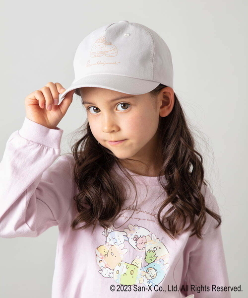 a.v.v（アーヴェヴェ）の「[KIDS]すみっコぐらしキャップ（キャップ・キッズ・ベージュ/ライトブルー/ライトピンク・56）」の15枚目の写真