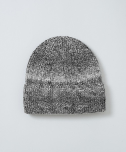 improves(インプローブス)の「グラデーション ニットキャップ(ニットキャップ/ビーニー・メンズ・ブラウン/レッド/ブラック/グレイッシュベージュ/ホワイト・FREE)」の2枚目の写真