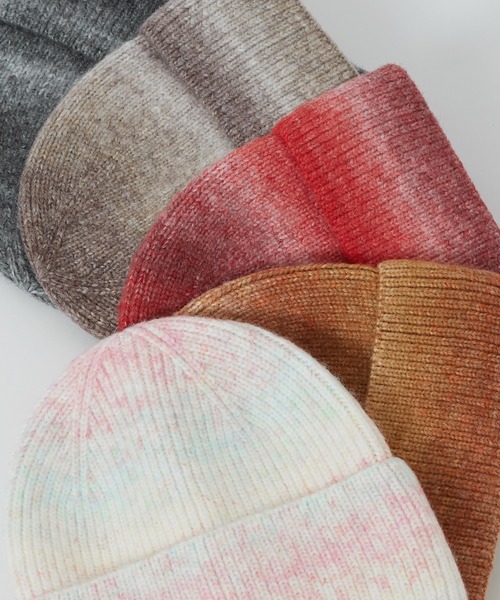 improves(インプローブス)の「グラデーション ニットキャップ(ニットキャップ/ビーニー・メンズ・ブラウン/レッド/ブラック/グレイッシュベージュ/ホワイト・FREE)」の14枚目の写真