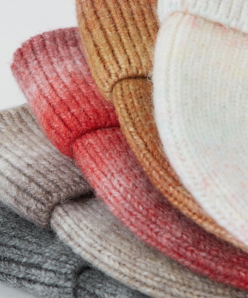 improves(インプローブス)の「グラデーション ニットキャップ(ニットキャップ/ビーニー・メンズ・ブラウン/レッド/ブラック/グレイッシュベージュ/ホワイト・FREE)」の15枚目の写真