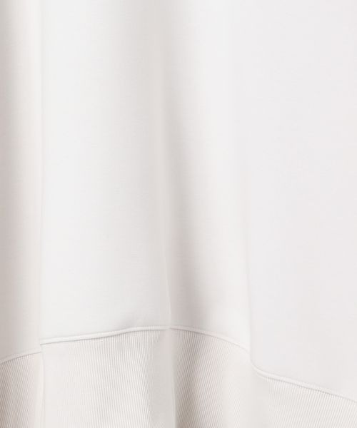 JEANASIS（ジーナシス）の「カーブスリーブダンボールフーディ/190200（パーカー・レディース・チャコールグレー/ホワイト/レッド系その他・FREE）」の17枚目の写真