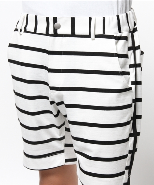 SUPERTHANKS（スーパーサンクス）の「SUPER THANKS(スーパー･サンクス) ボーダーショーツ（その他パンツ・メンズ・ホワイト/ブラック・MEDIUM/SMALL/LARGE）」の10枚目の写真