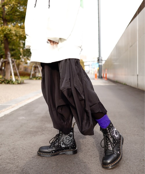 rovtski(ロフトスキー)の「バルーンサルエルパンツ(デニムパンツ・レディース・ブラック・FREE)」の16枚目の写真