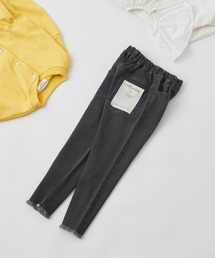 CIAOPANIC TYPY | 【KIDS】裾スリットデニムフリンジレギパン(デニムパンツ)