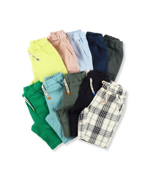 BRANSHES(ブランシェス)の「【綿100%】パナマ織りハーフパンツ(その他パンツ・キッズ・イエロー/ブルーグレー/ブラック/ネイビー/グリーン/サックスブルー/チャコールグレー/カーキオリーブ/フューシャピンク/ピンク/ライム/その他/オレンジ・90/110/100/130/150/140/160/120)」の14枚目の写真
