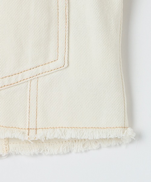 by LOVEiT（バイラビット）の「ツイル短丈Gジャン（デニムジャケット・キッズ・ピンク/グリーン/アイボリー・130cm/140cm/160cm/120cm/150cm）」の5枚目の写真