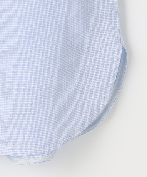 J.PRESS Ladies（J.プレス レディス）の「【洗える・吸水】 BEZピンチェック スタンドカラー ブラウス（シャツ/ブラウス・レディース・ネイビー系3/イエロー系3/サックスブルー系3・XS）」の12枚目の写真