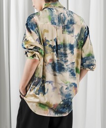 【Adoonplain】アブストラクトパターンシャツ