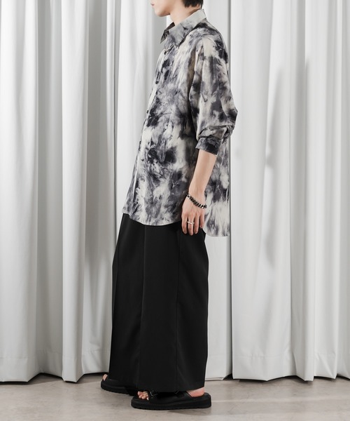 【ETRO】アブストラクト パターン Tシャツ ETRO abstract-print Asymmetric Top | Blue | FARFETCH KW
