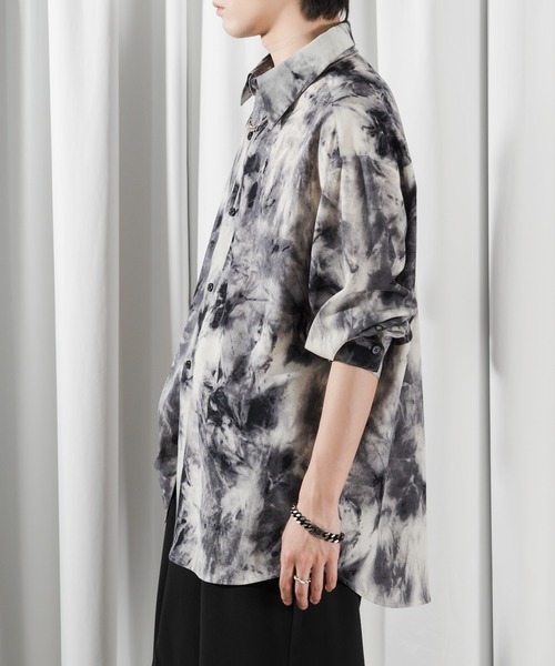 ZAFUL アブストラクト バケーション 半袖 シャツ【送料込み】 シフルディメンズシャツ(WHITE): 『チャイハネ』公式通販