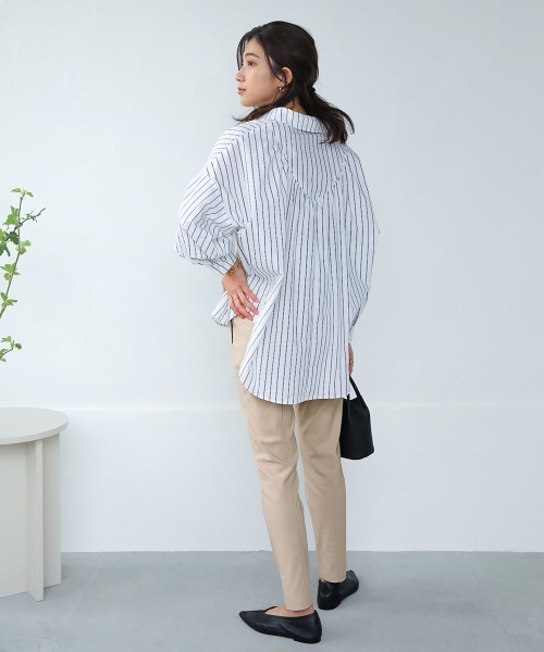 Bou Jeloud(ブージュルード)の「【34-42サイズ展開】UVカット・接触冷感HAKIYASEパンツ(その他パンツ・レディース・ネイビー/ベージュ/ホワイト/グリーン/ブラック/A/イエロー・42/40/34/38/36)」の14枚目の写真