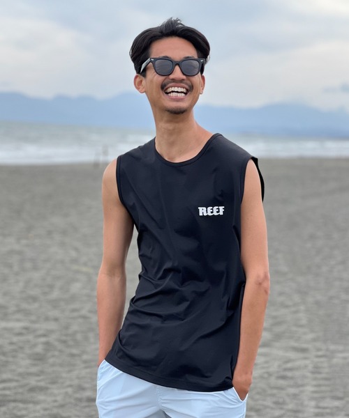 RHC REEF ブラック ラッシュ タンクトップ S ラッシュ タンクトップ｜REEF(リーフ)｜Ron Herman