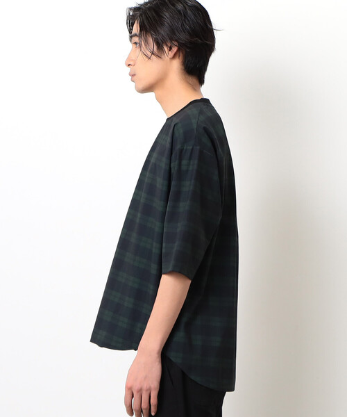 COMME CA COMMUNE(コムサコミューン)の「シアサッカー Tシャツ(Tシャツ/カットソー・メンズ・ネイビー/グリーン系その他・L/M)」の9枚目の写真