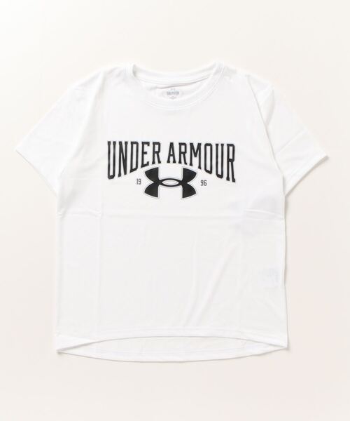 UNDER ARMOUR(アンダーアーマー)の「アンダーアーマー UAテック ショートスリーブTシャツ 〈ボックスグラフィック〉(Tシャツ/カットソー・レディース・ブラック/スモークピンク/ホワイト・S/L/M/XL)」の2枚目の写真
