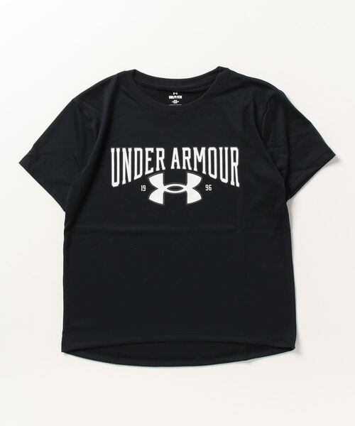 UNDER ARMOUR(アンダーアーマー)の「アンダーアーマー UAテック ショートスリーブTシャツ 〈ボックスグラフィック〉(Tシャツ/カットソー・レディース・ブラック/スモークピンク/ホワイト・S/L/M/XL)」の3枚目の写真