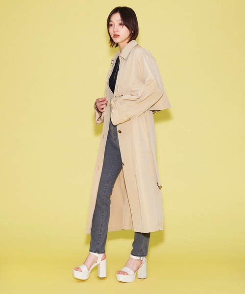 FOREVER 21(フォーエバー トゥエンティーワン)の「【BASIC】ブルゾンジレセットコート(ブルゾン・レディース・ベージュ/ブラック・FREE)」の12枚目の写真