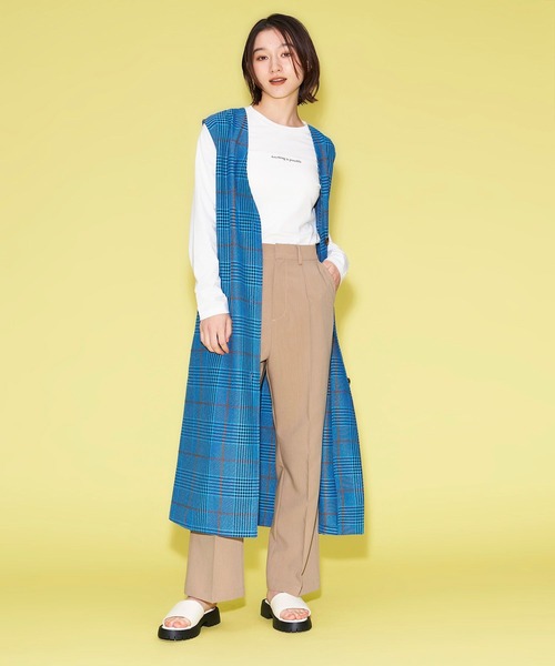 FOREVER 21(フォーエバー トゥエンティーワン)の「【BASIC】ブルゾンジレセットコート(ブルゾン・レディース・ベージュ/ブラック・FREE)」の9枚目の写真