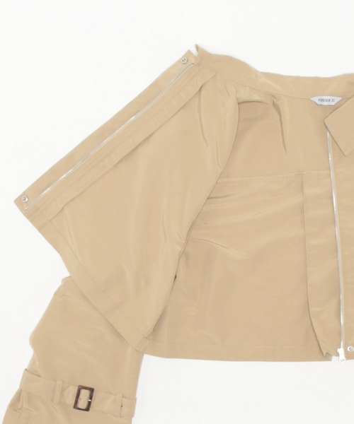 FOREVER 21(フォーエバー トゥエンティーワン)の「【BASIC】ブルゾンジレセットコート(ブルゾン・レディース・ベージュ/ブラック・FREE)」の19枚目の写真
