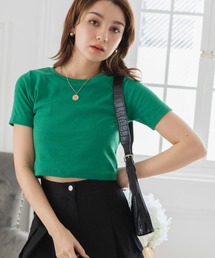 WEGO | WEGO/リブショートT(Tシャツ/カットソー)