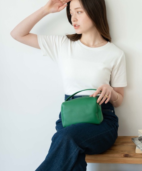 WEGO（ウィゴー）の「WEGO/リブショートT（Tシャツ/カットソー・レディース・ホワイト/ピンク/ブラック/グリーン/サックスブルー/杢グレー/ブルー/ライトパープル/ホワイト系その他/ブラック系その他/ターコイズブルー/オレンジ/グリーン系その他/ワイン/カーキ・LARGE/SMALL/MEDIUM）」の16枚目の写真