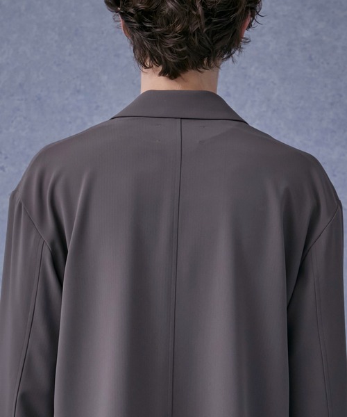 PUBLIC TOKYO（パブリックトウキョウ）の「〈360℃ストレッチ〉オルタネイトリラックスジャケット（テーラードジャケット・メンズ・ライトブラウン/ダークグレー・1/2）」の10枚目の写真