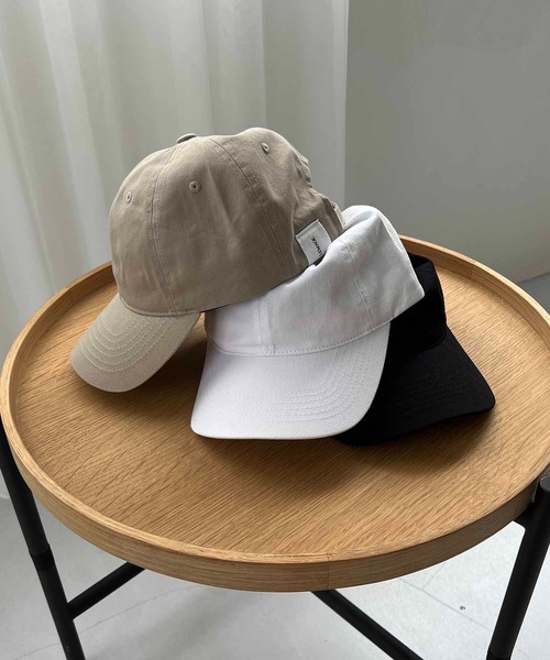 CAPRICIEUX LE'MAGE（カプリシューレマージュ）の「LE'MAGEタグキャップ（キャップ・レディース・ベージュ/ブラック/ホワイト・FREE）」の3枚目の写真