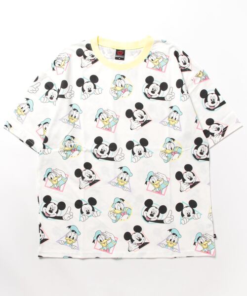 Disney（ディズニー）の「親子お揃い パステル 総柄 キャラクター  ディズニー Tシャツ 8146A（Tシャツ/カットソー・レディース・ホワイト系1/ホワイト系2・S/L/M）」の5枚目の写真