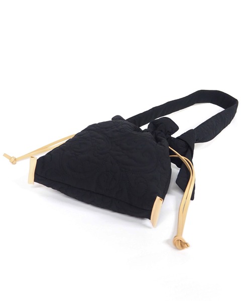 CONTROL FREAK / CTFK（コントロールフリーク）の「CONTROL FREAK(コントロールフリーク)ペイズリーキルトminiショルダー（ショルダーバッグ・レディース・アイボリー/モカ/ブラック/シルバー/ブルー・FREE）」の22枚目の写真