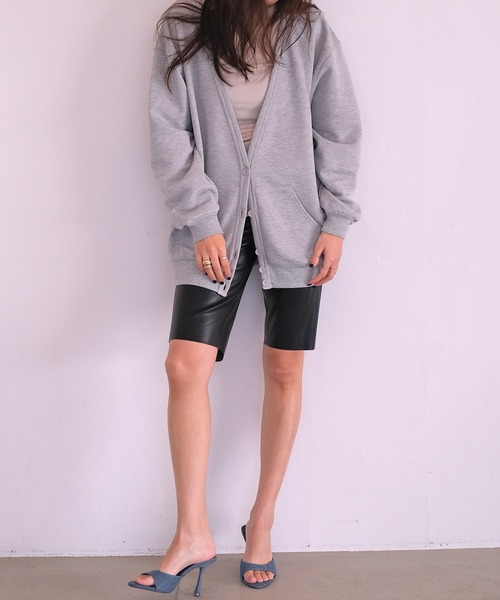 セール】フェイクレザースキニーハーフパンツ（その他パンツ