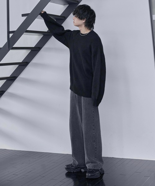 ADAMASTE/アダマスト　ソフトタッチオーバーサイズクルーネックニット ADAMASTE（アダマスト）の「【2023AW】ソフトタッチオーバー