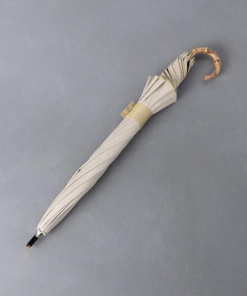 UNITED ARROWS（ユナイテッドアローズ）の「S/S プレーン 晴雨兼用 長傘（長傘・レディース・ベージュ/ネイビー・FREE）」の2枚目の写真