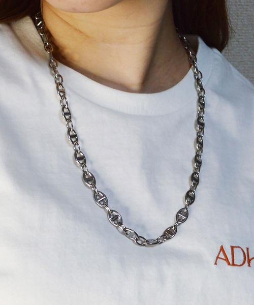 BROTHERHOOD（ブラザーフッド）の「【BROTHERHOOD】エリプスネックレス「サージカルステンレス」（ネックレス・メンズ・シルバー・FREE）」の6枚目の写真