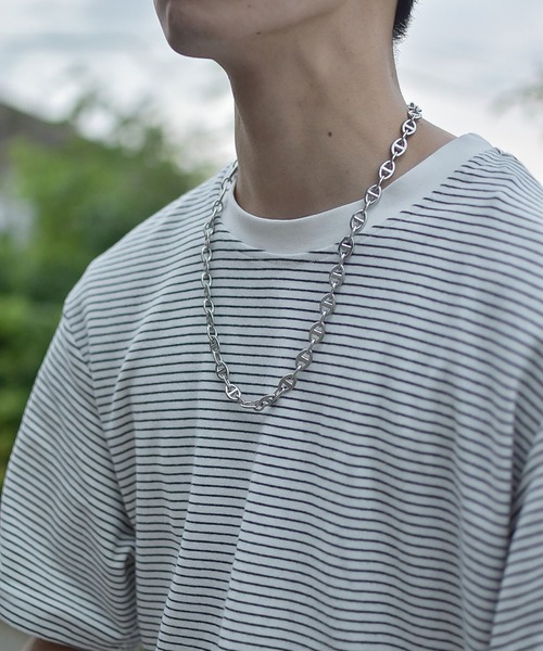 BROTHERHOOD（ブラザーフッド）の「【BROTHERHOOD】エリプスネックレス「サージカルステンレス」（ネックレス・メンズ・シルバー・FREE）」の8枚目の写真