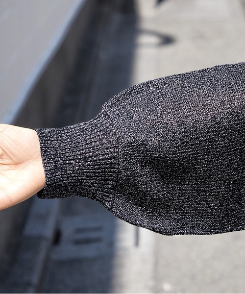 希少♡ メランジディップダイボーダー 麻 リネン グラデーション アソースメレ tiptop+pocket ティップトッププラスポケット / シアーボーダー5分袖T