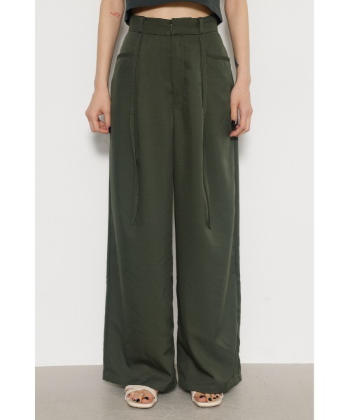 LAGUA GEM（ラグアジェム）の「MANNISH バギーパンツ（その他パンツ・レディース・杢グレー/ダークグリーン/ブラック・X-SMALL/SMALL/MEDIUM）」の8枚目の写真