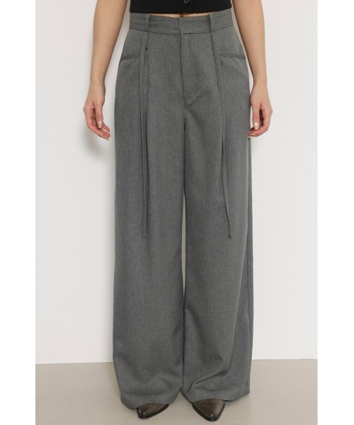 LAGUA GEM（ラグアジェム）の「MANNISH バギーパンツ（その他パンツ・レディース・杢グレー/ダークグリーン/ブラック・X-SMALL/SMALL/MEDIUM）」の12枚目の写真