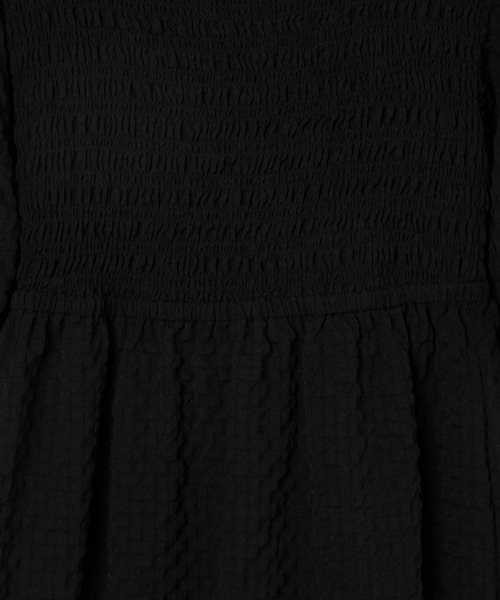 WEGO(ウィゴー)の「WEGO/【一部店限定】シャーリングロングワンピース(ワンピース・レディース・ホワイト系その他2/ブラック系その他2・FREE)」の18枚目の写真