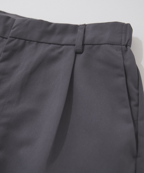 cussil(クシル)の「【cussil/クシル】ドレスツイル 1タックワイドストレートスラックス(スラックス・メンズ・チャコールグレー/ブラック・S/M/L)」の9枚目の写真