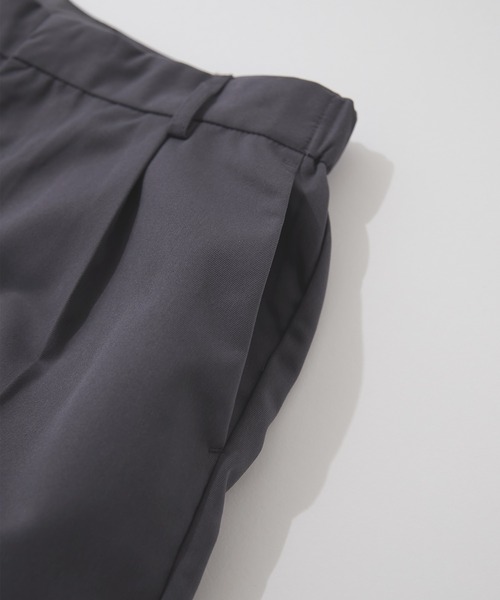 cussil(クシル)の「【cussil/クシル】ドレスツイル 1タックワイドストレートスラックス(スラックス・メンズ・チャコールグレー/ブラック・S/M/L)」の22枚目の写真
