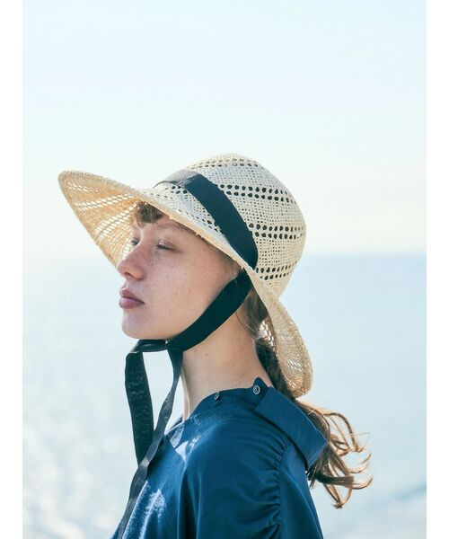 AMERICAN HOLIC（アメリカンホリック）の「ペーパーハット（ハット・レディース・アイボリー/ブラック・FREE）」の18枚目の写真