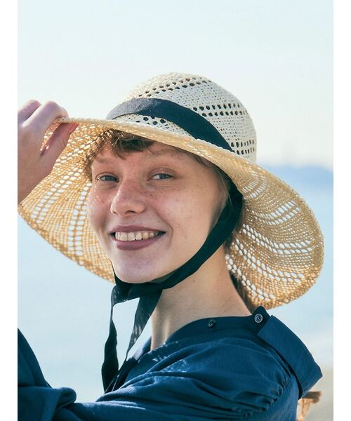 AMERICAN HOLIC（アメリカンホリック）の「ペーパーハット（ハット・レディース・アイボリー/ブラック・FREE）」の20枚目の写真